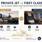 Private jet vs first class to Las Vegas
